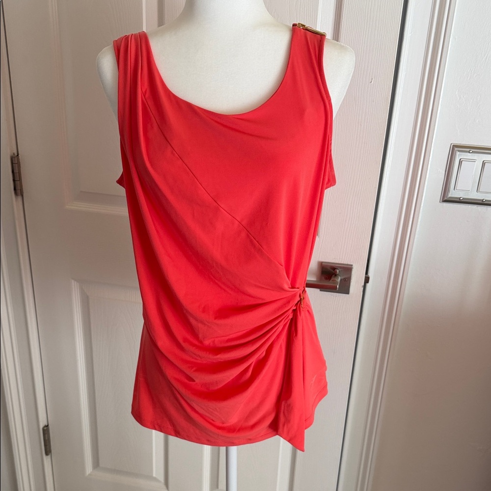 Elegant Orange Women's Top